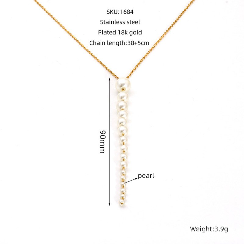 DUOMI Jewelry waterproof stainless steel necklace