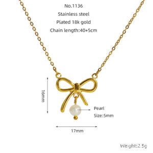 DUOMI Jewelry waterproof stainless steel necklace