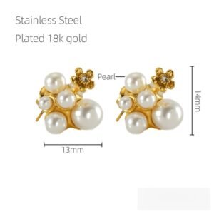 DUOMI Jewelry waterproof stainless steel earrings