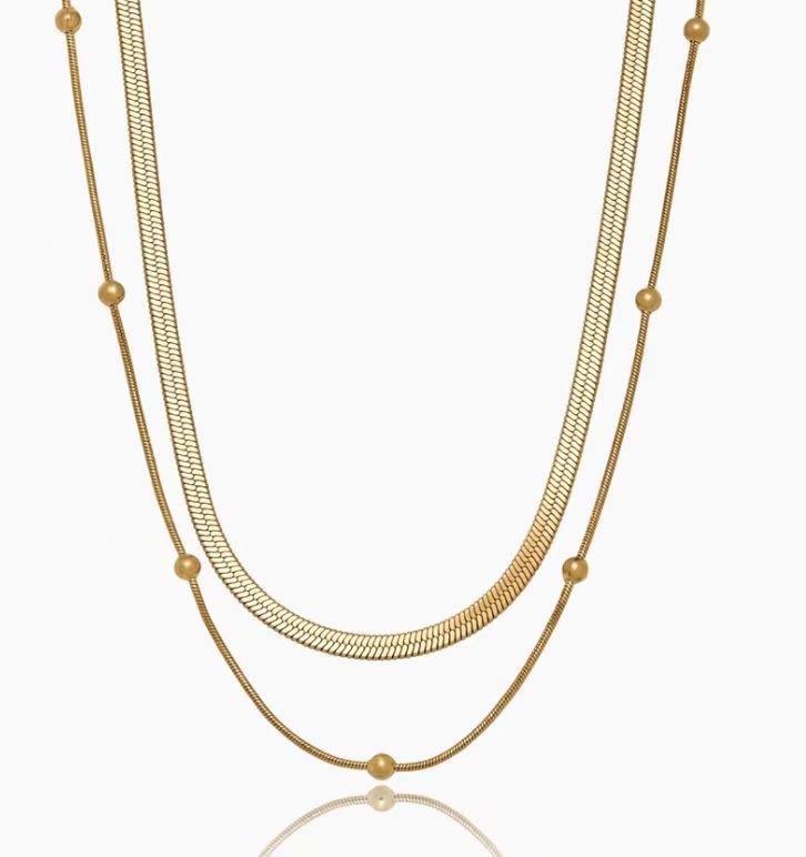 DUOMI Jewelry waterproof stainless steel snake chain necklace