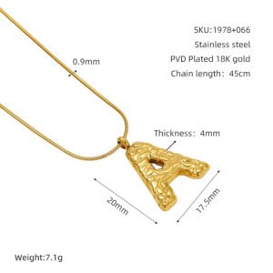 DUOMI Jewelry waterproof stainless steel necklace