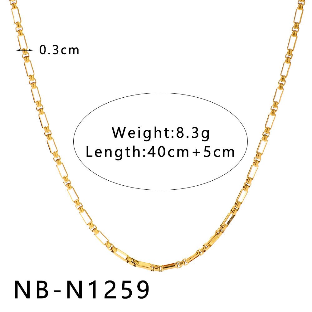 Stainless Steel Hollow Necklace Wholesale product image
