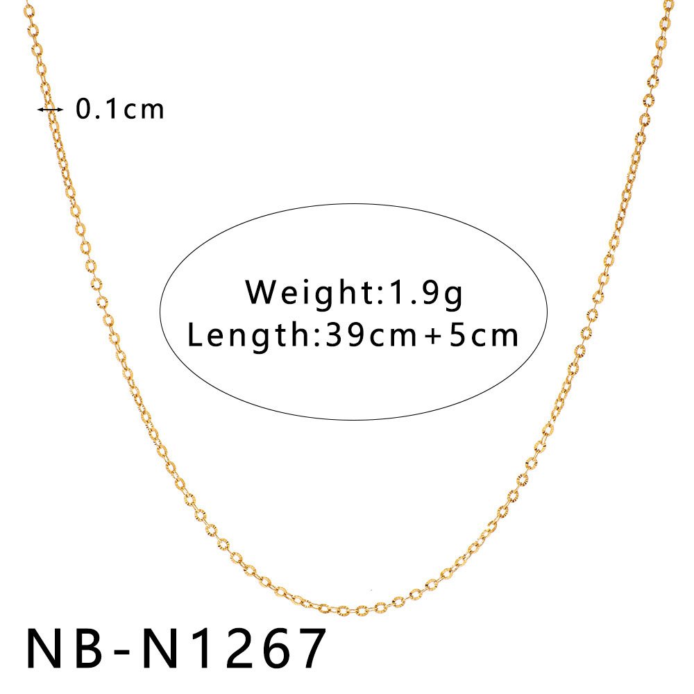 Stainless Steel Hollow Necklace Wholesale product image