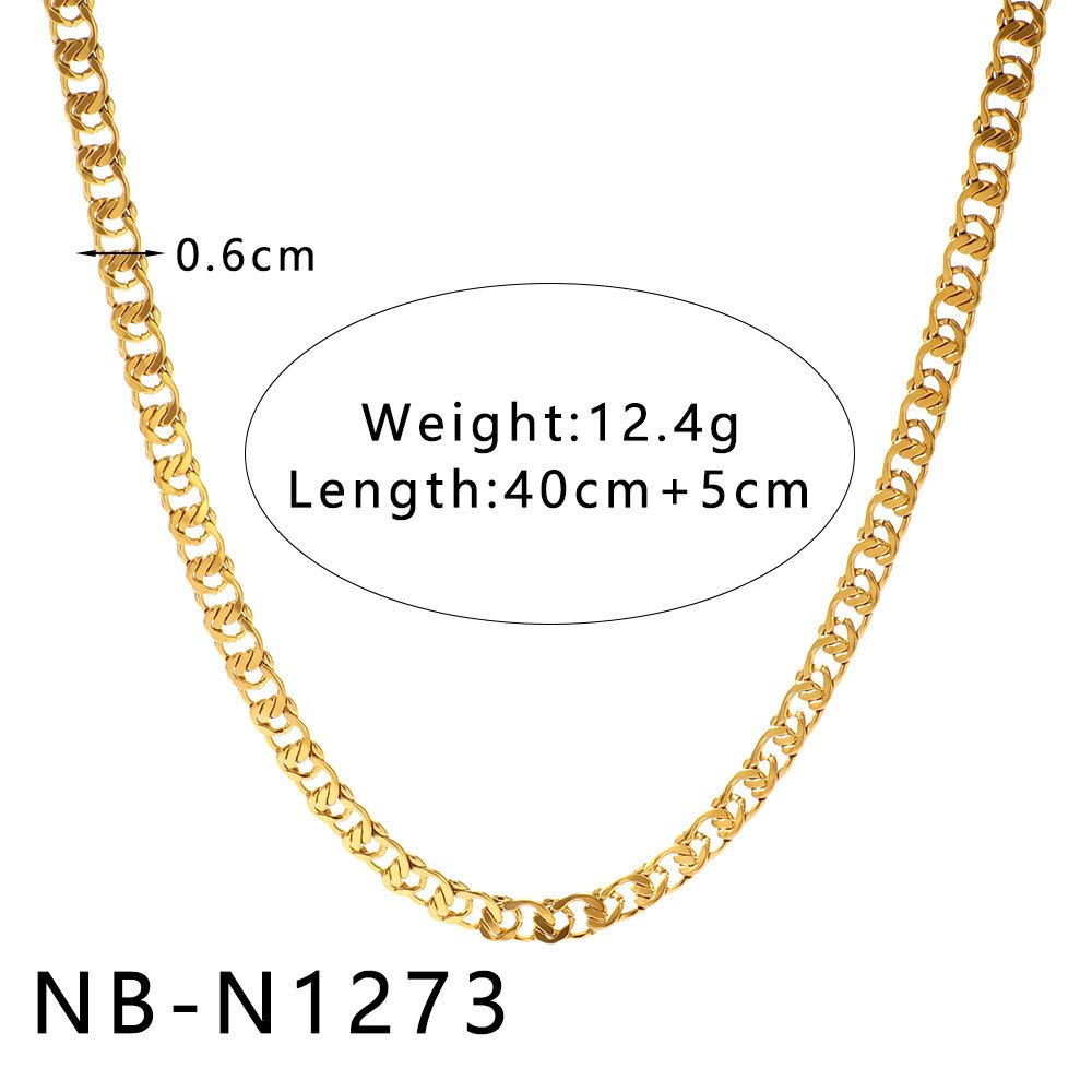 Stainless Steel Hollow Necklace Wholesale product image
