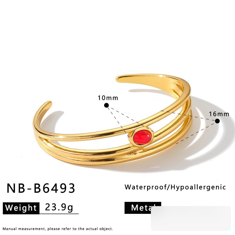 Stainless Steel CZ Bangle Wholesale product image