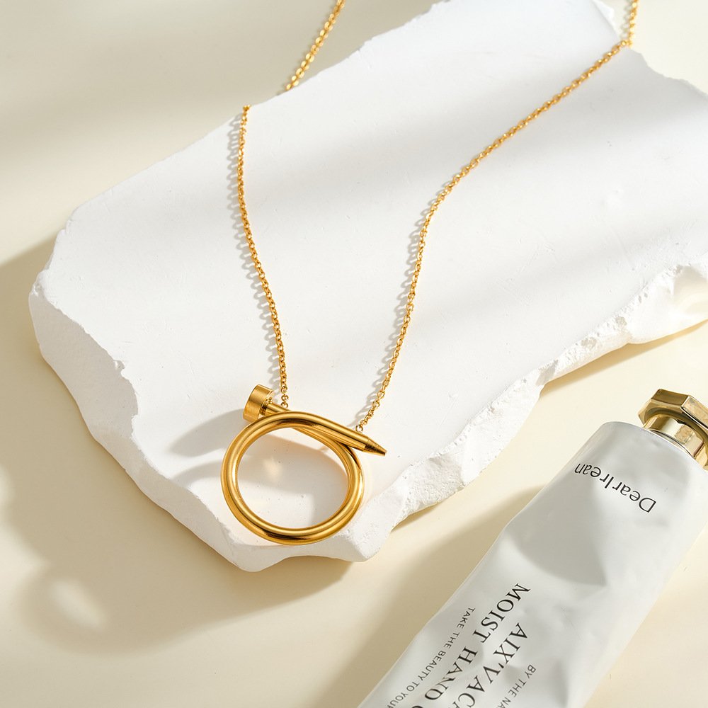 Stainless Steel Minimalist Necklace Style DM5030232 Wholesale product image