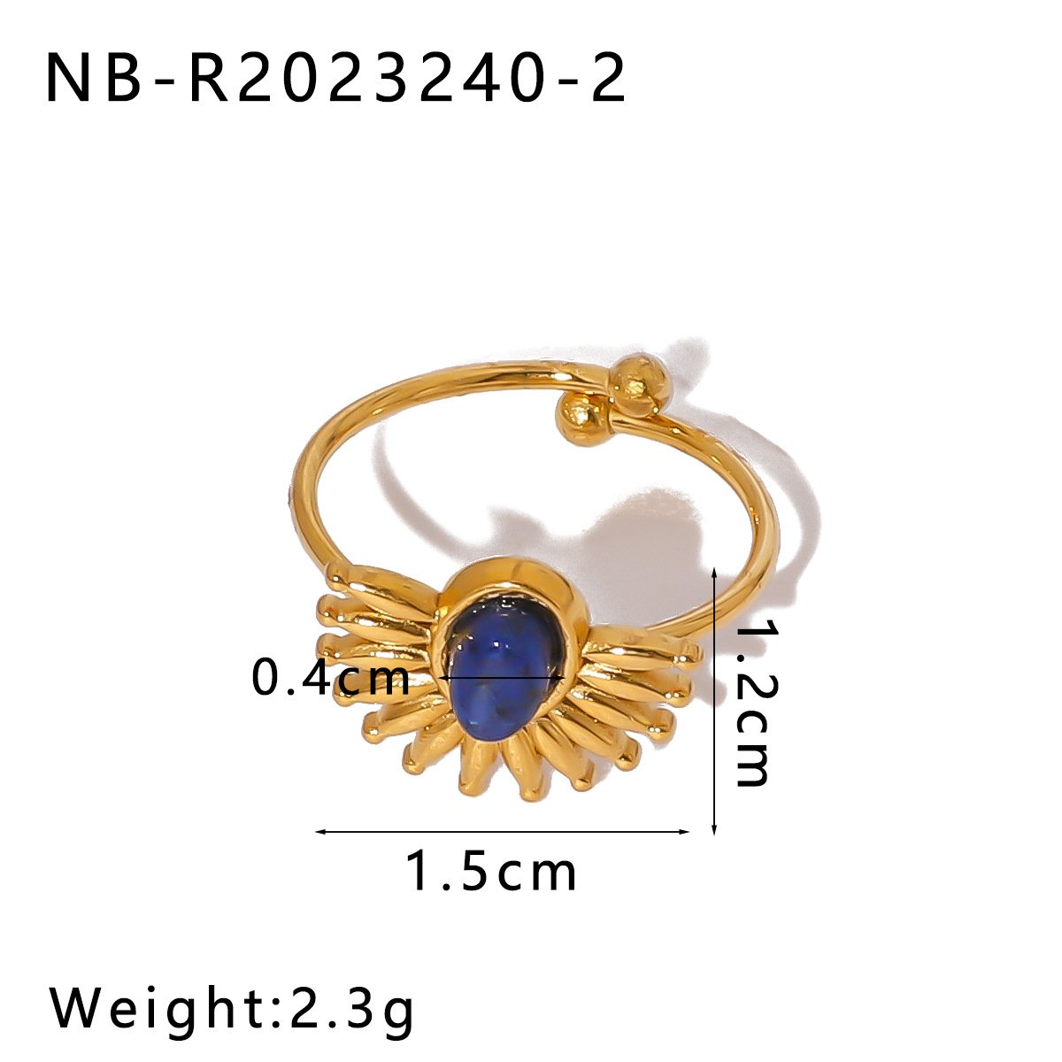 Stainless Steel Open Ring Style DM5030076 Wholesale product image