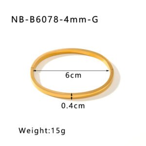 Stainless Steel Minimalist Bangle Style DM5030005 Wholesale product image