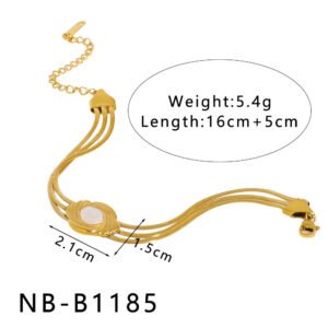 Stainless Steel Shell Bracelet Wholesale product image