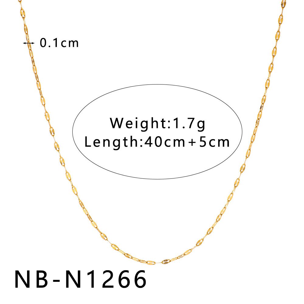 Stainless Steel Hollow Necklace Wholesale product image