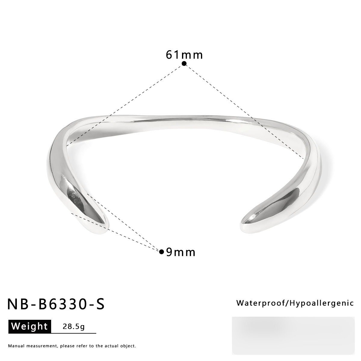 Stainless Steel Bangle Style DM5030094 Wholesale product image
