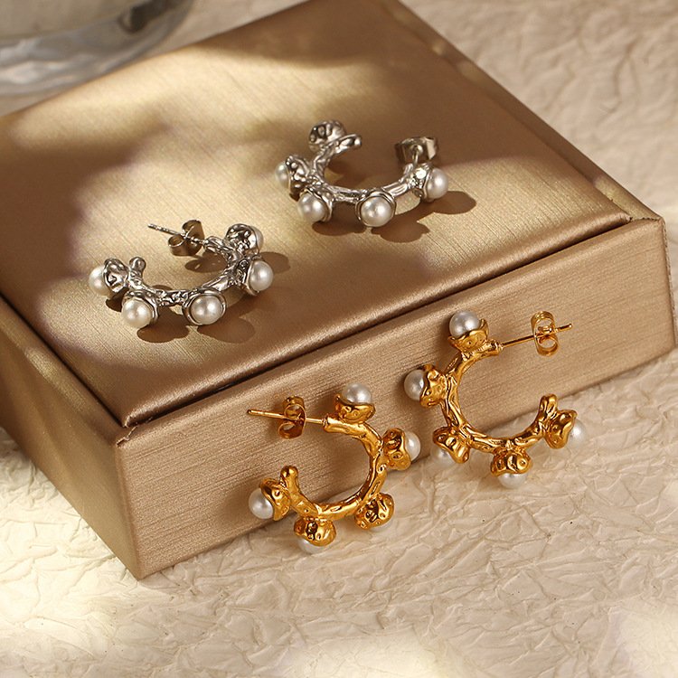 Stainless Steel Earrings Style DMEH0137 Wholesale product image