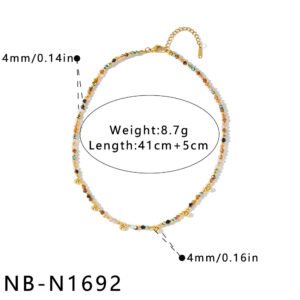 Stainless Steel Geometric Minimalist Necklace Style DM5030105 Wholesale product image