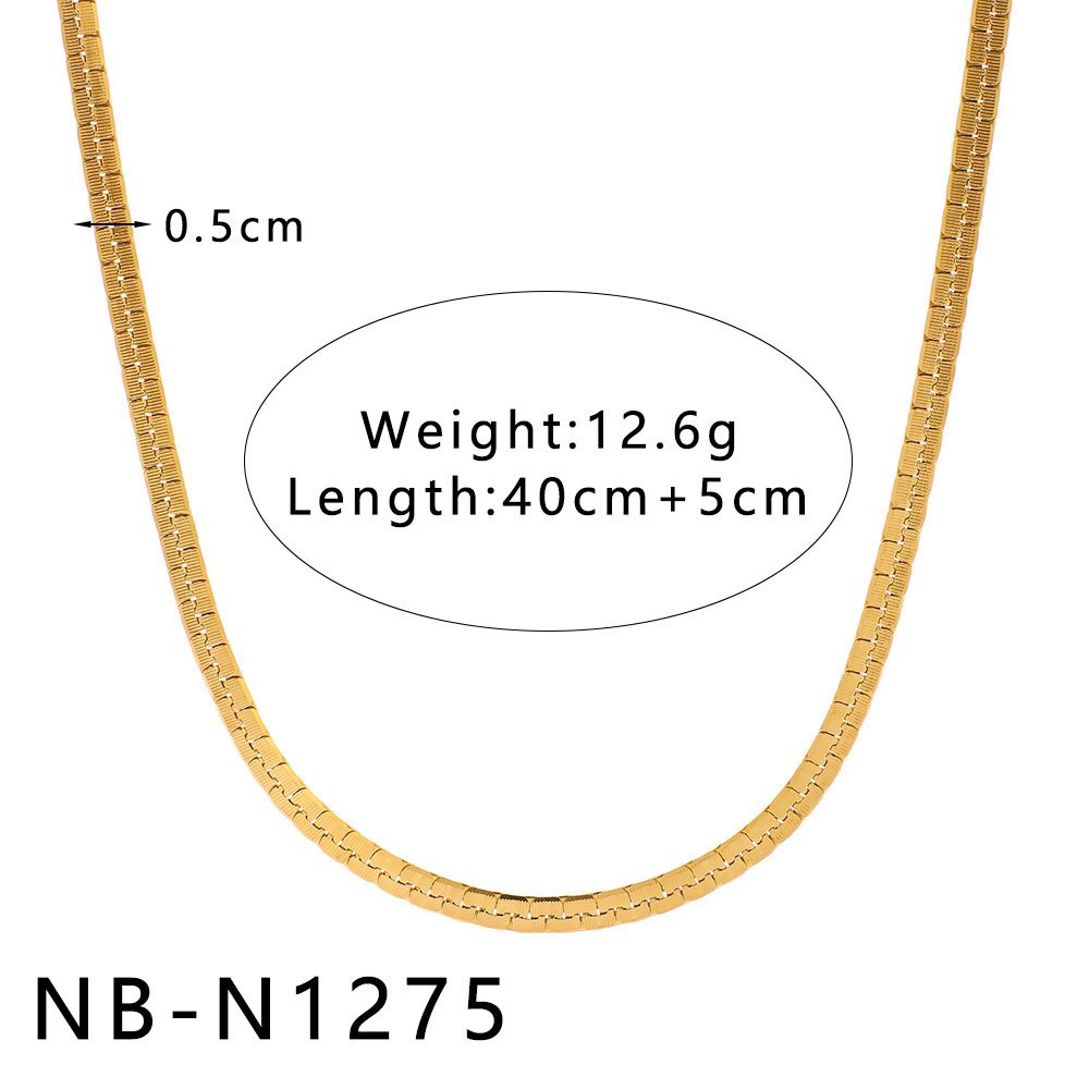 Stainless Steel Hollow Necklace Wholesale product image