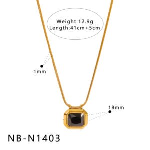 Stainless Steel CZ Geometric Vintage Minimalist Jewelry Pendant Wholesale product image