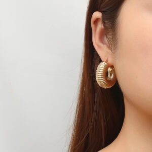 Stainless Steel Heart Earrings Style DMEH0089 Wholesale product image