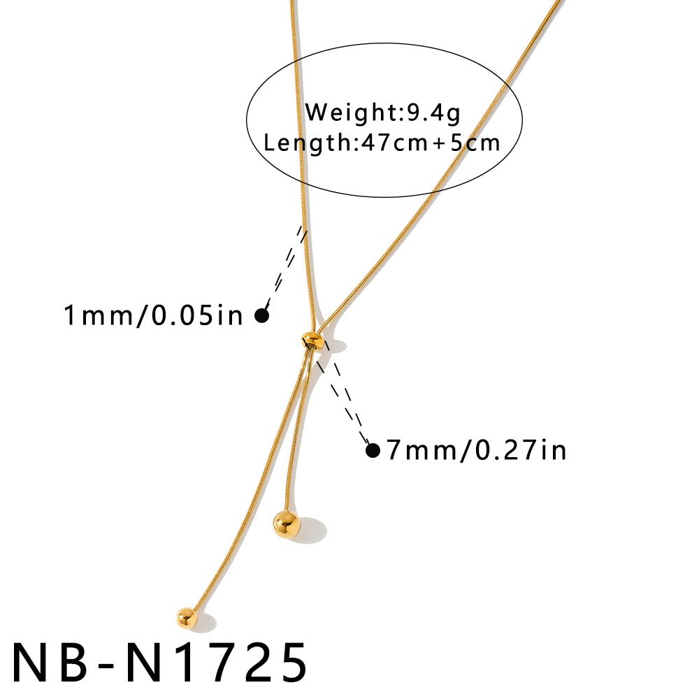 Stainless Steel Minimalist Necklace Style DM5030104 Wholesale product image