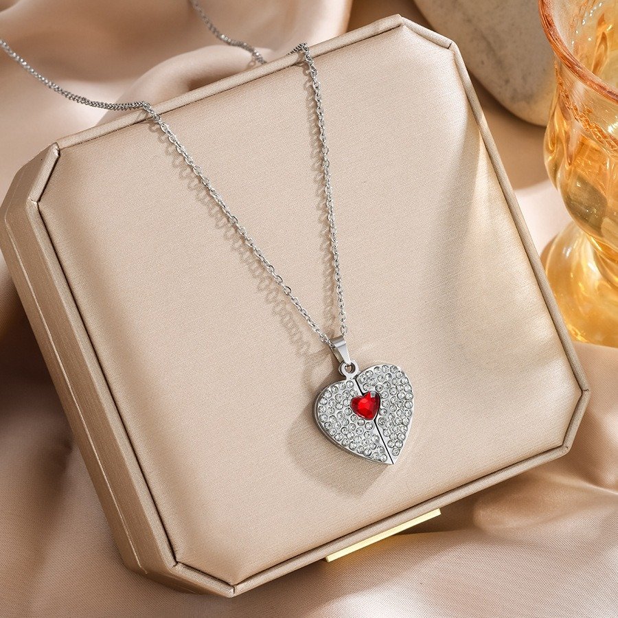 Stainless Steel Heart Jewelry Pendant Style S0750014 Wholesale product image