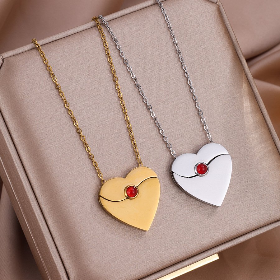 Stainless Steel Heart Jewelry Pendant Style S0750002 Wholesale product image
