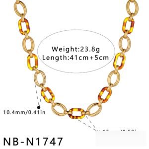 Stainless Steel Geometric Vintage Necklace Wholesale product image