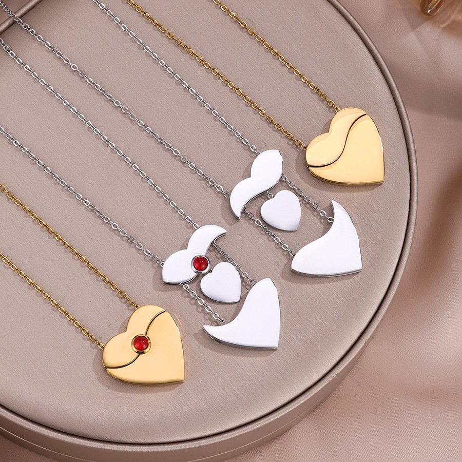 Stainless Steel Heart Jewelry Pendant Style S0750002 Wholesale product image