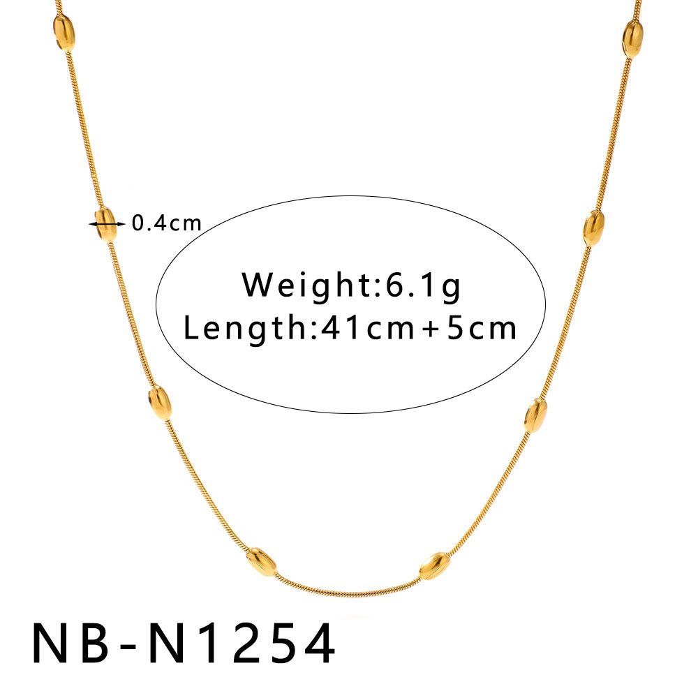 Stainless Steel Hollow Necklace Wholesale product image