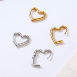 Heart Nail Earrings Style DMEH0132 Wholesale product image