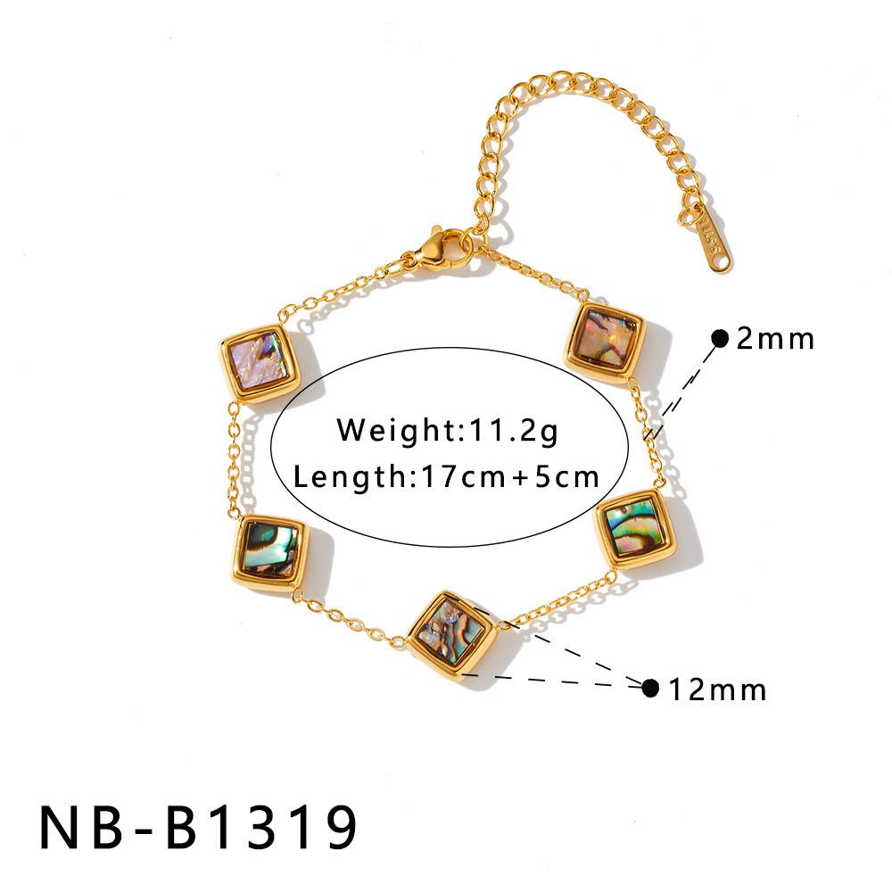 Stainless Steel Shell Minimalist Bracelet Wholesale product image