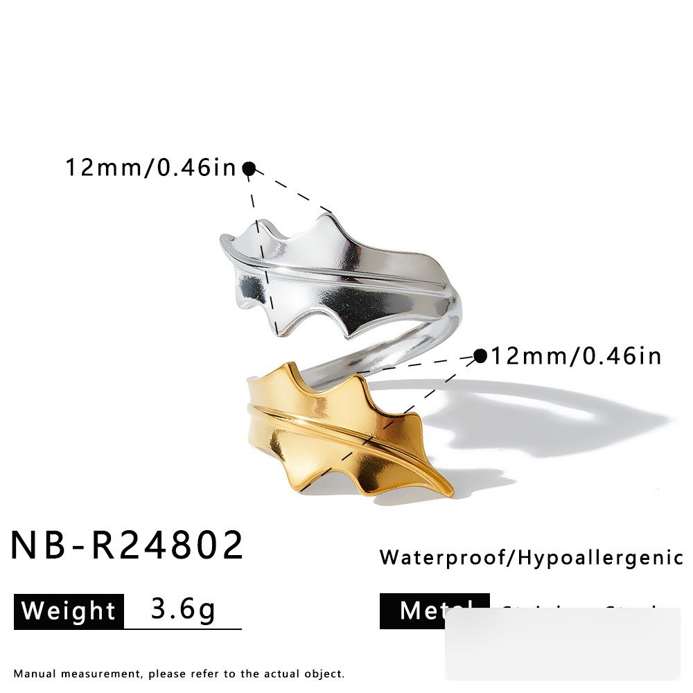 Stainless Steel Geometric Irregular Ring Wholesale product image