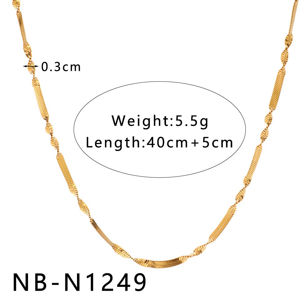 Stainless Steel Hollow Necklace Wholesale product image
