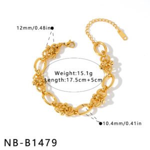 Stainless Steel Geometric Bracelet Wholesale product image