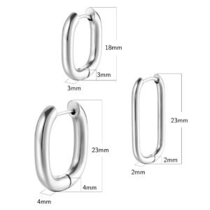 23MM 18MM Stainless Steel Earrings Wholesale product image