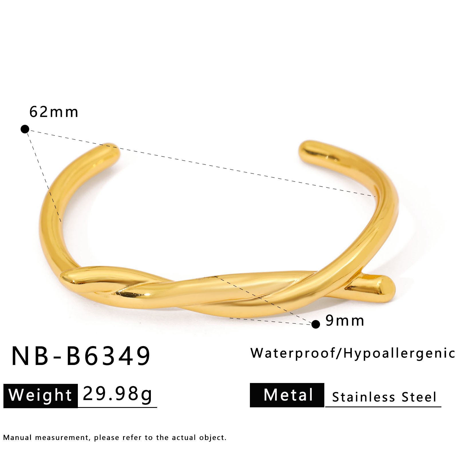 Stainless Steel CZ Minimalist Bangle Style DM5030014 Wholesale product image