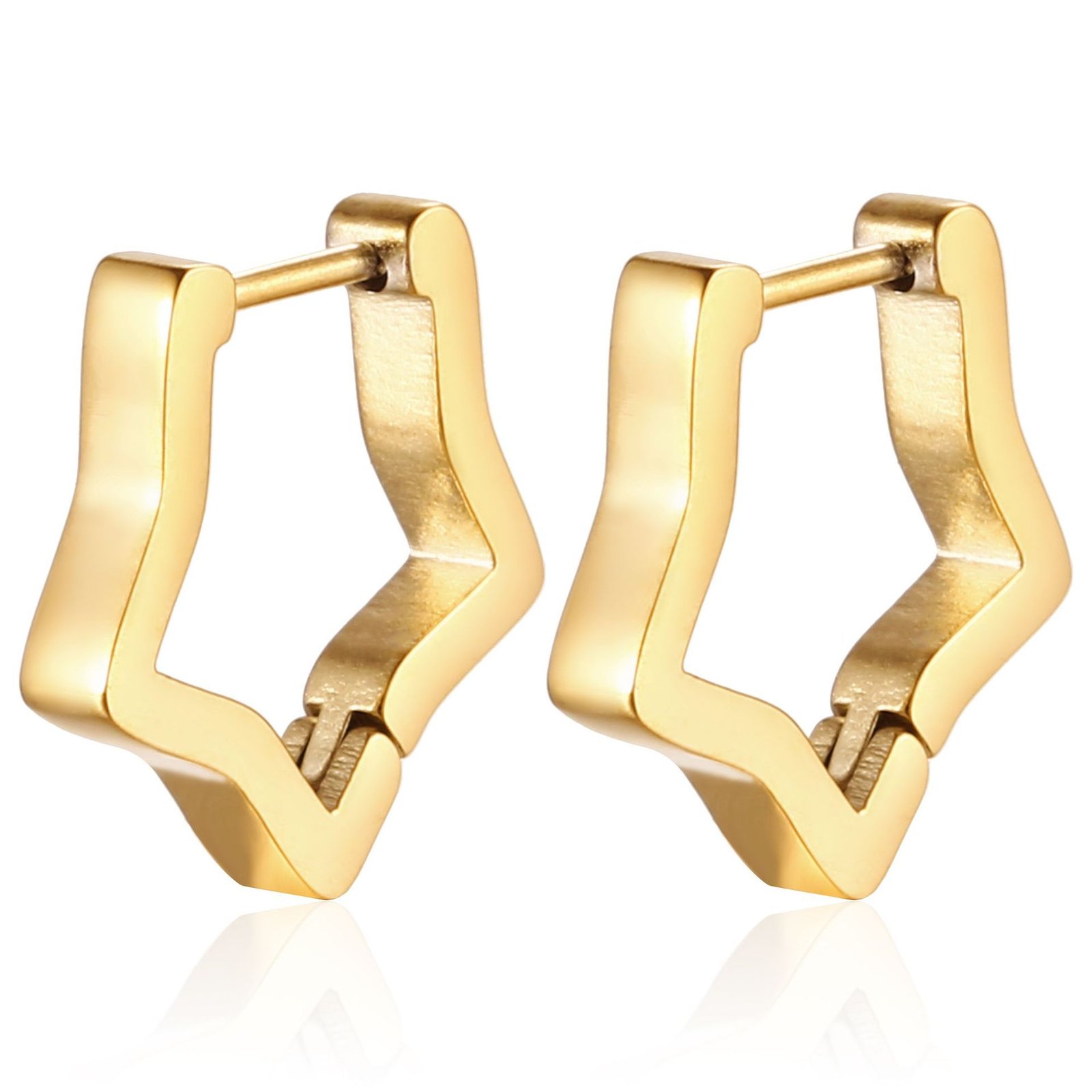 Stainless Steel Heart Earrings Style DMEH0002 Wholesale product image