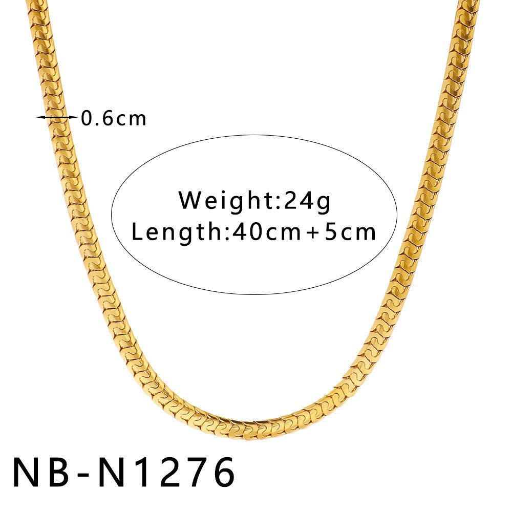 Stainless Steel Hollow Necklace Wholesale product image