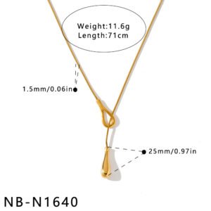 Stainless Steel Snake Jewelry Necklace Wholesale product image