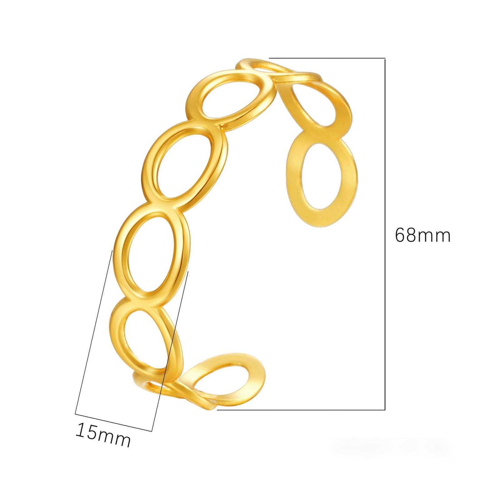 Stainless Steel Bangle Style DMEH0129 Wholesale product image