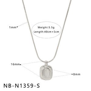 Stainless Steel Pearl Minimalist Jewelry Pendant Wholesale product image