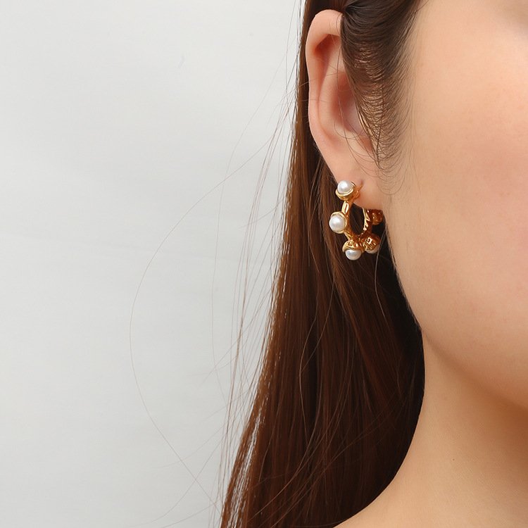 Stainless Steel Earrings Style DMEH0137 Wholesale product image