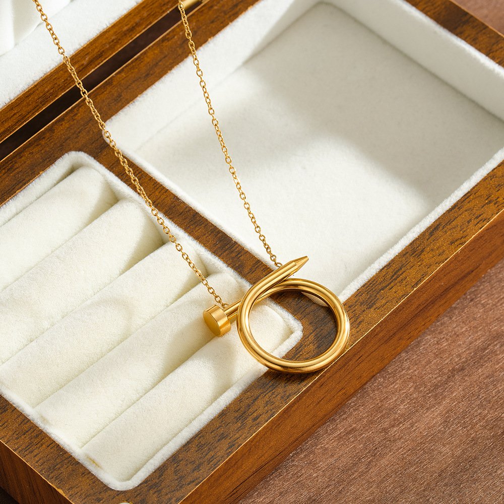 Stainless Steel Minimalist Necklace Style DM5030232 Wholesale product image