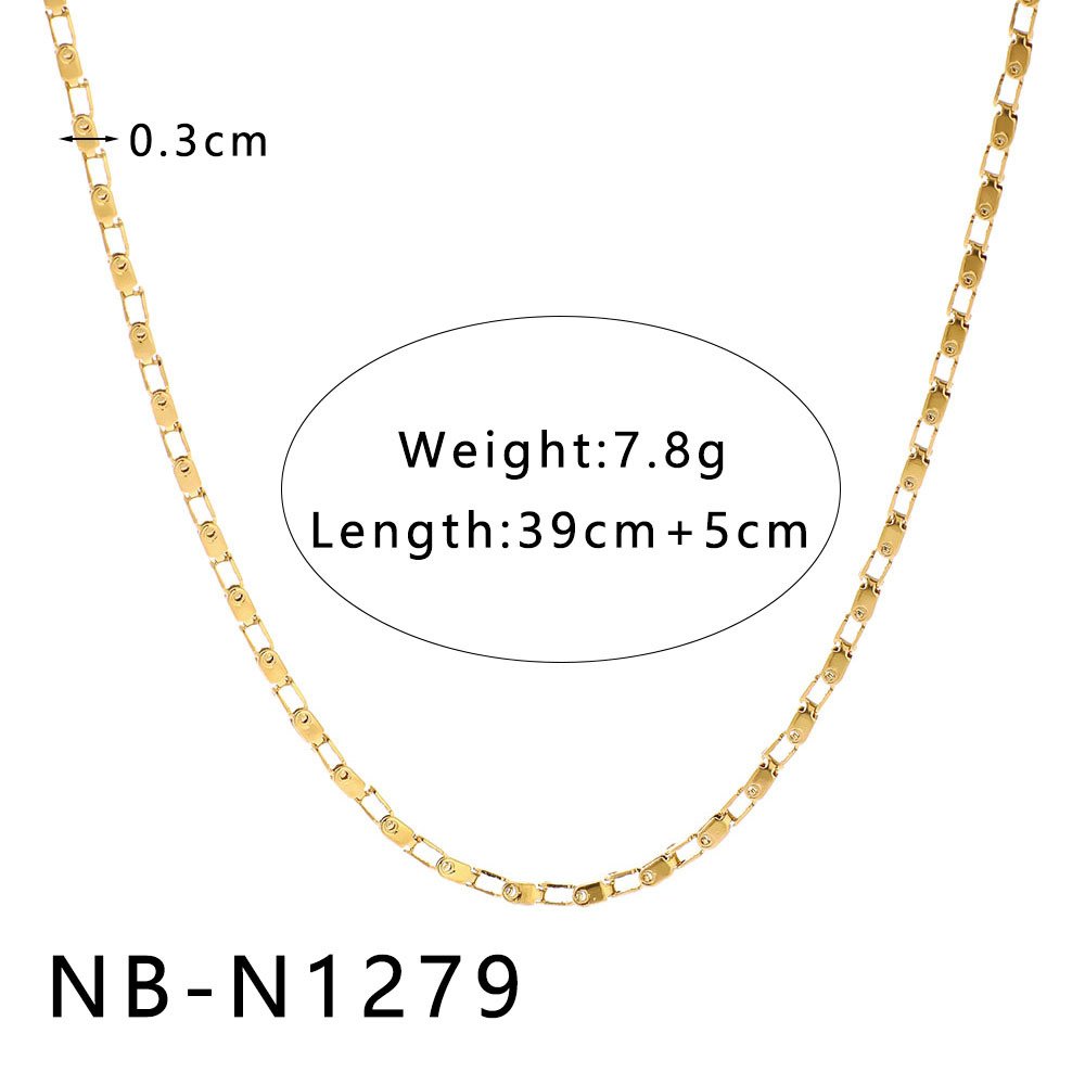 Stainless Steel Hollow Necklace Wholesale product image