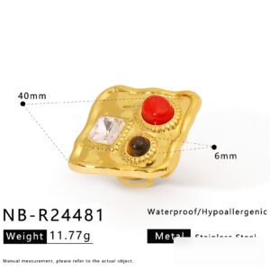 Stainless Steel Irregular Ring Style DM5030028 Wholesale product image