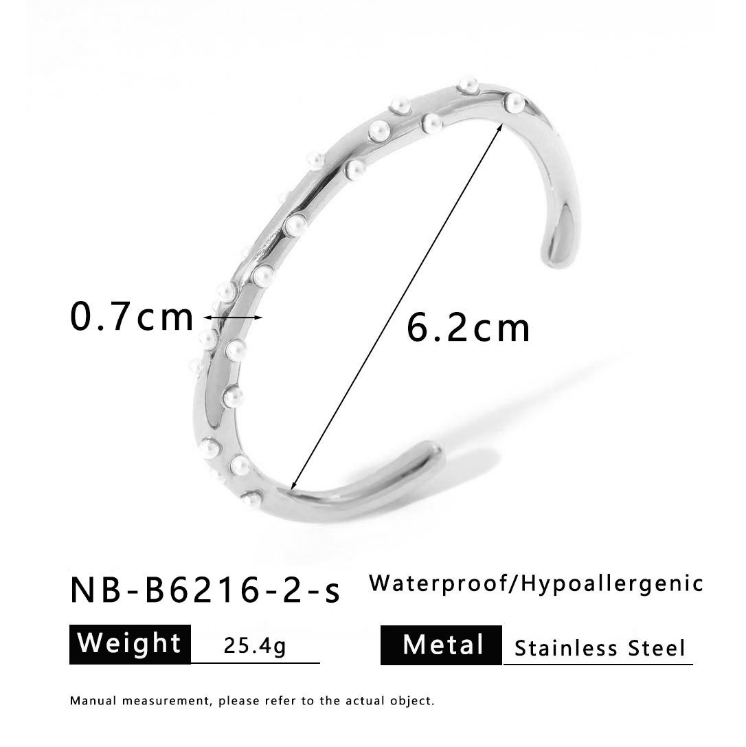 Stainless Steel CZ Minimalist Bangle Style DM5030014 Wholesale product image
