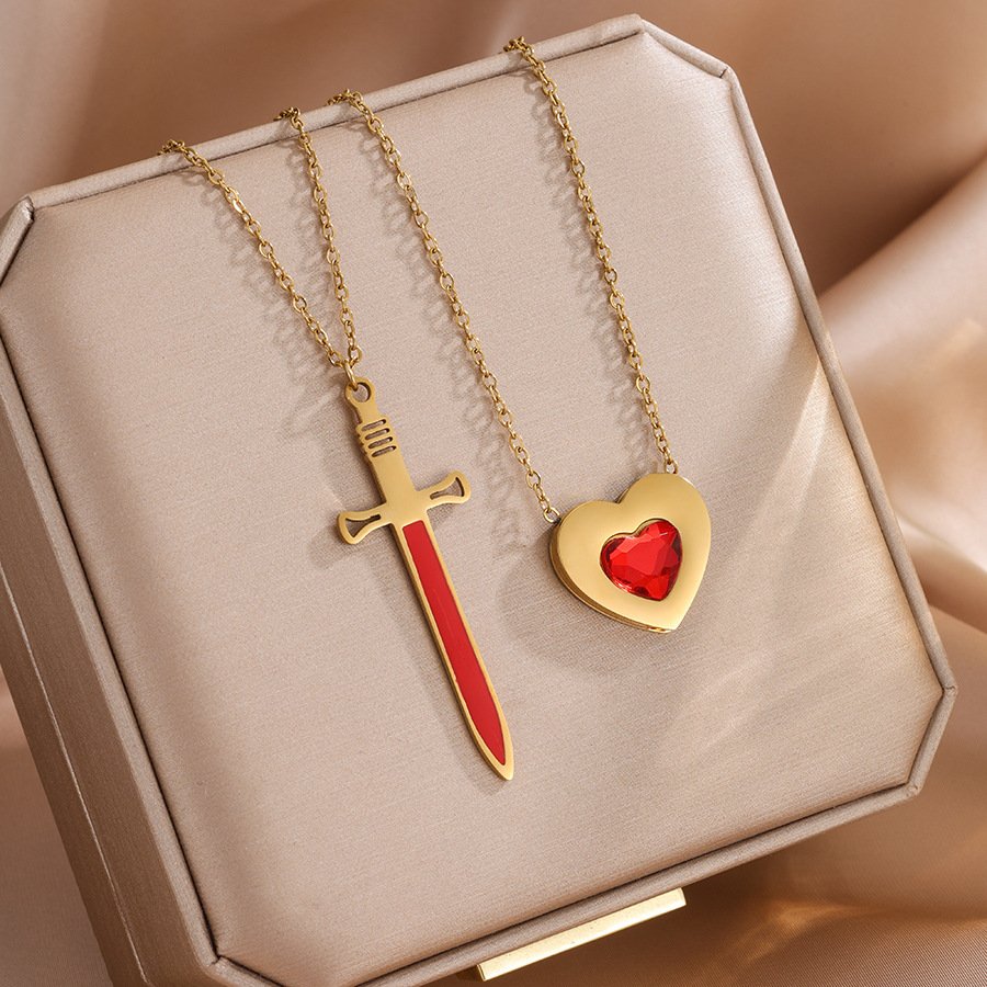 Stainless Steel Heart Jewelry Pendant Style S0750011 Wholesale product image