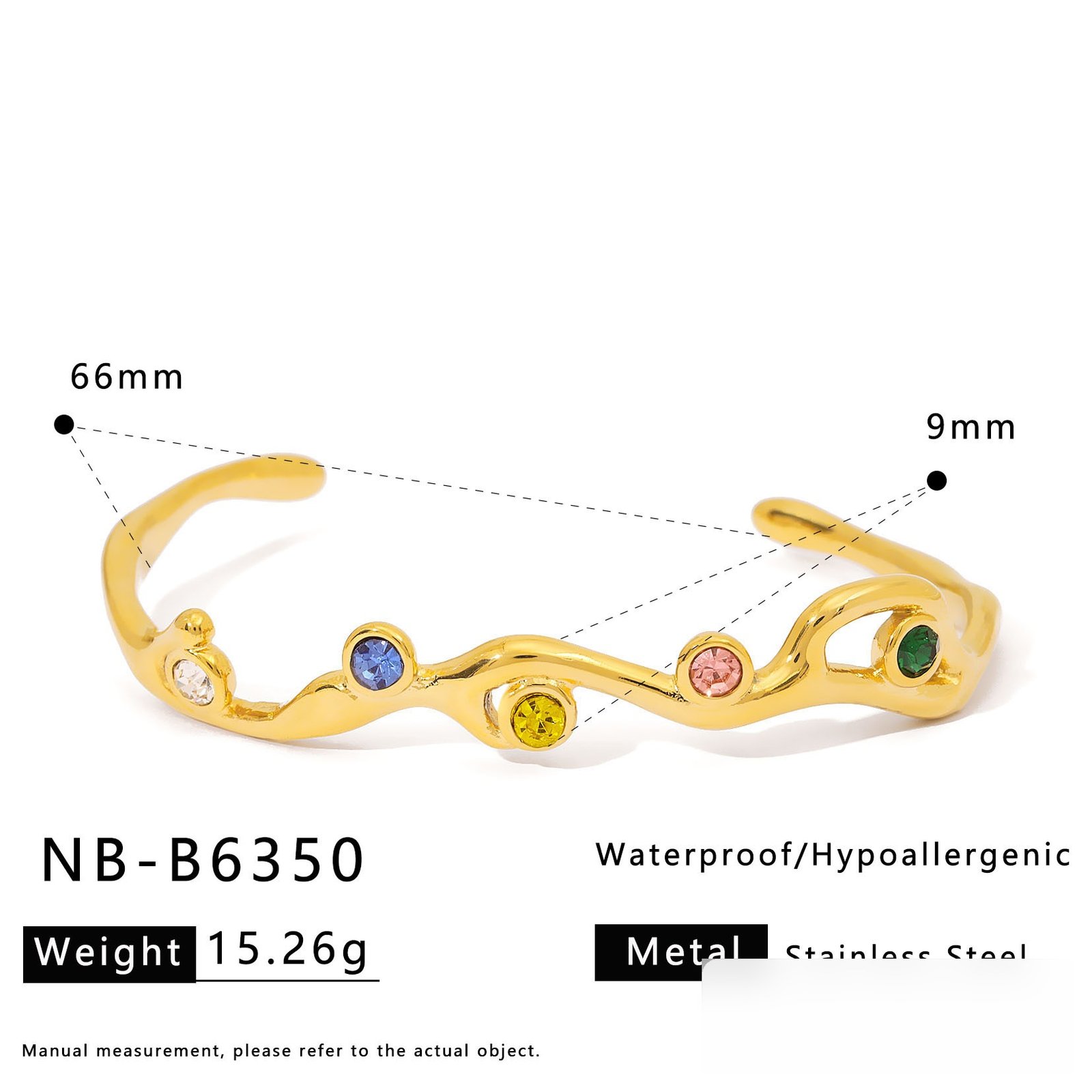 Stainless Steel CZ Minimalist Bangle Style DM5030014 Wholesale product image