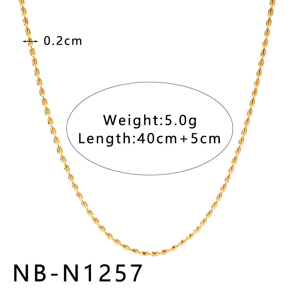 Stainless Steel Hollow Necklace Wholesale product image