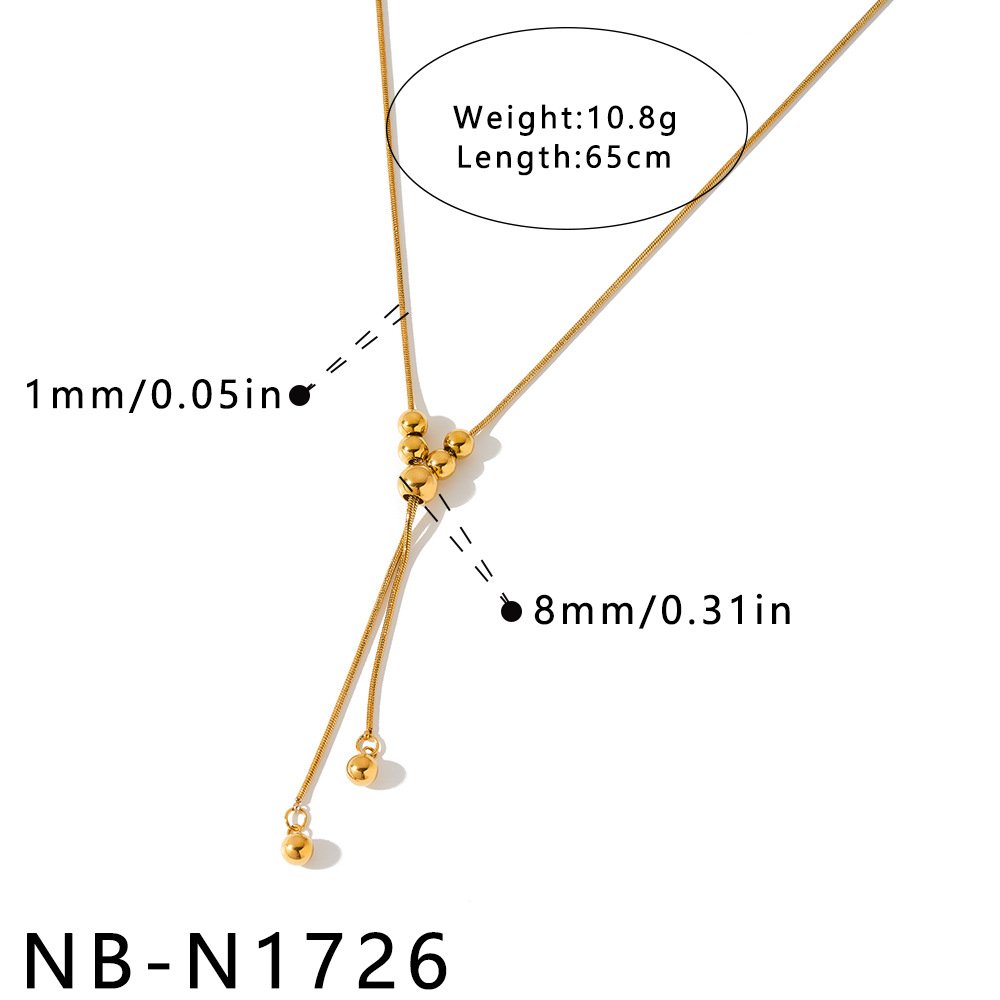 Stainless Steel Minimalist Necklace Style DM5030104 Wholesale product image