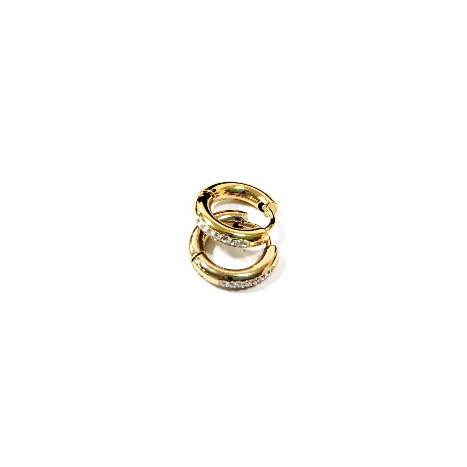 12mm 14mm 8mm 16mm Stainless Steel CZ Earrings Wholesale product image