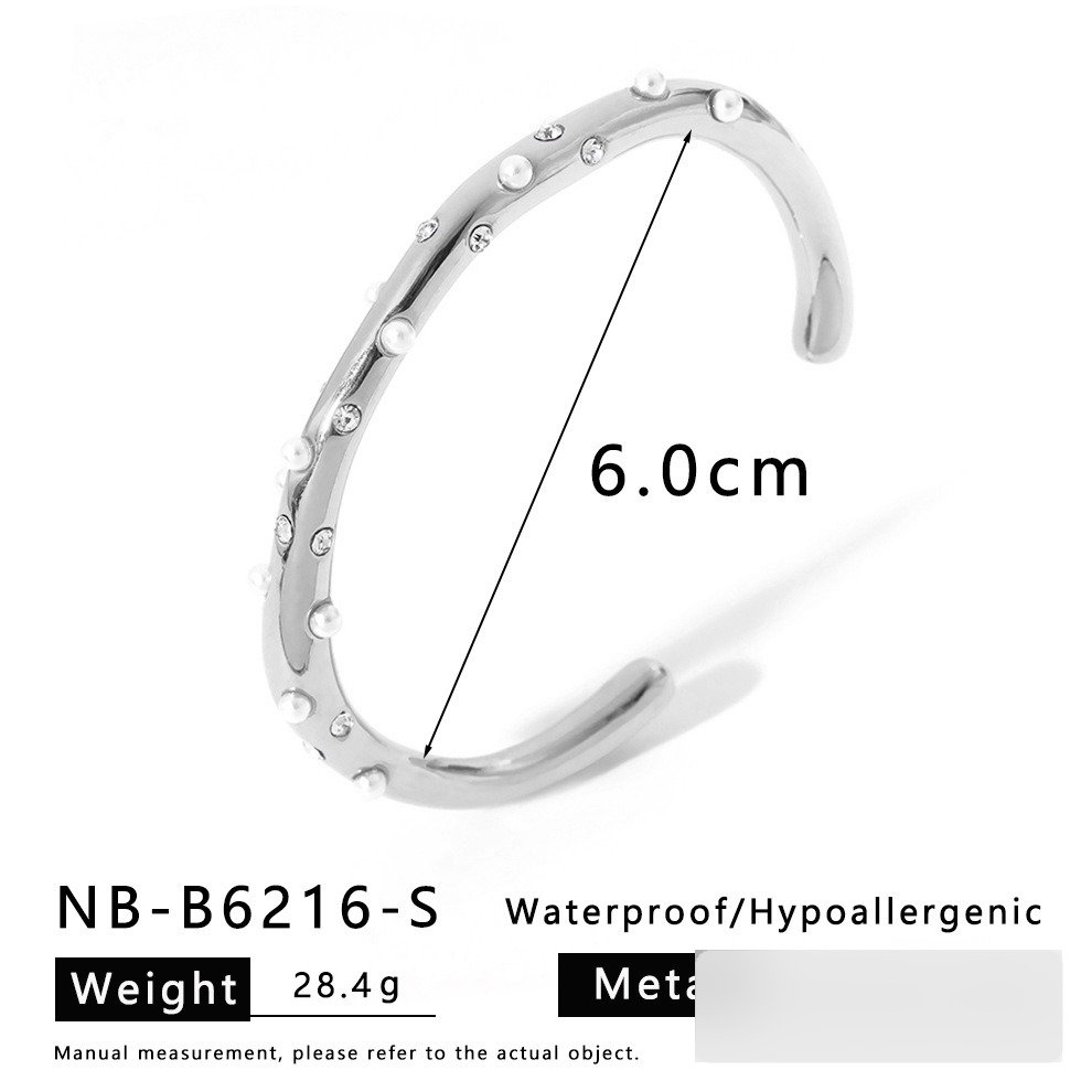 Stainless Steel CZ Minimalist Bangle Style DM5030014 Wholesale product image