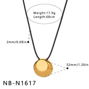 Stainless Steel Heart Geometric Irregular Necklace Wholesale product image